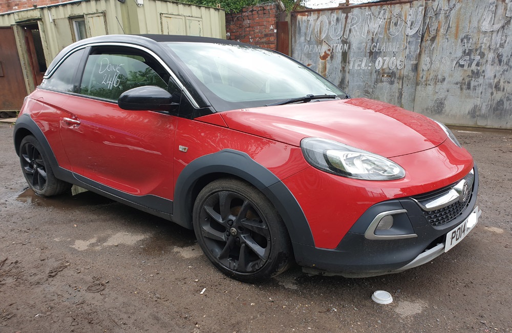 Vauxhall Adam Rocks Air Door window glass driver side front